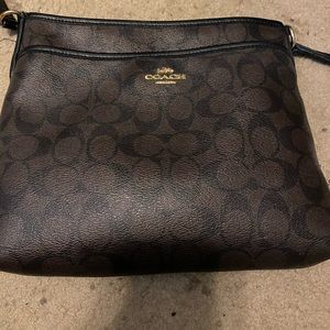 Coach Crossbody black/dark brown